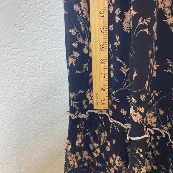 Jessica Simpson Clarice Cap Sleeve Smocked Tiered Floral Maxi Dress Sz Large NWT - Picture 7 of 8